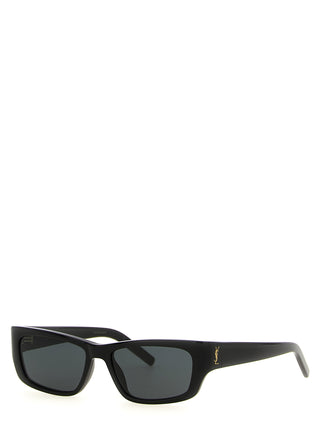 Saint Laurent Black Acetate Sunglasses