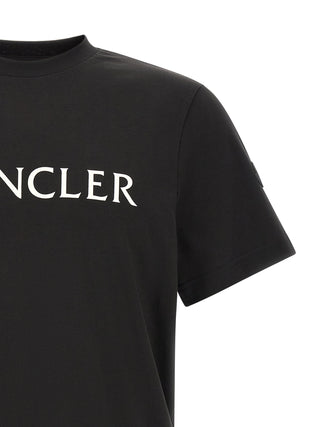 Moncler Black Cotton T-Shirt