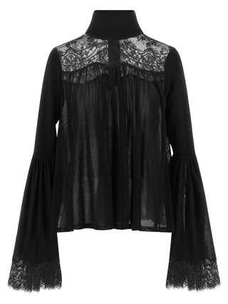 Zimmermann Black Lyocell Blouse