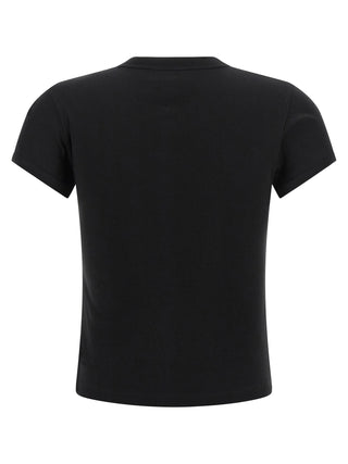 Saint Laurent Black Cotton T-Shirt