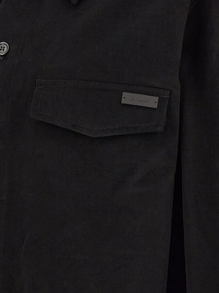 Saint Laurent Black Cotton Blouse