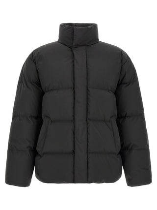 Saint Laurent Black Polyester Full-Length Jacket