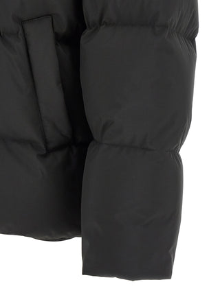 Saint Laurent Black Polyester Full-Length Jacket