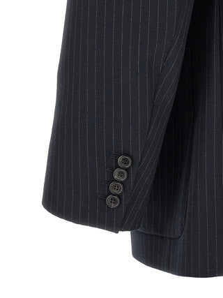 Saint Laurent Blue Wool Blazer