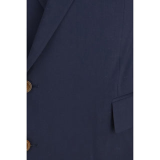 Vivienne Westwood Blue Wool Oves Aries Full-Length Jacket