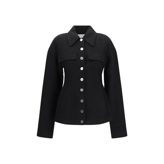 Max Mara Arena Cropped Wool Coat