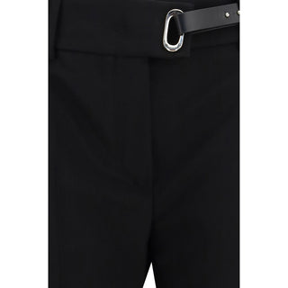 Max Mara Rum Belted Cigarette Pants