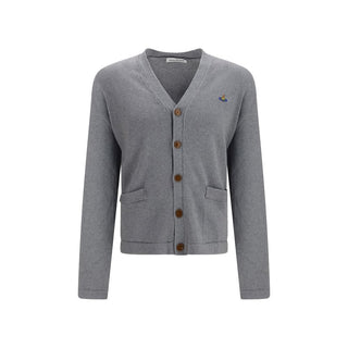 Vivienne Westwood Gray Cotton Cardigan