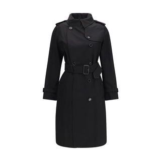 Burberry Black Cotton Coat