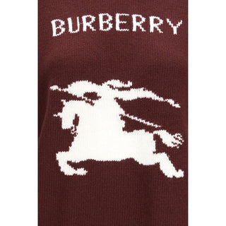 Burberry Bordeaux Wool Oves Aries Sweatshirt