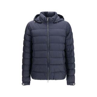 Moncler Blue Goose Down Full-Length Jacket
