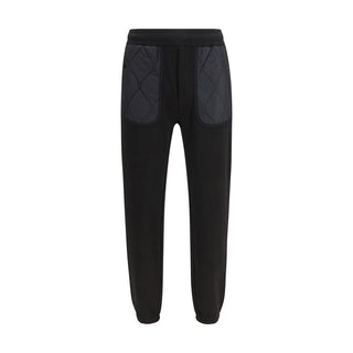 Moncler Black Cotton Athletic Pants