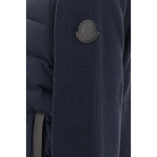 Moncler Blue Wool Oves Aries Sweatshirt