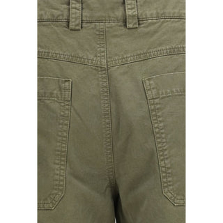 Off-White Bicolor Cotton Casual Pants