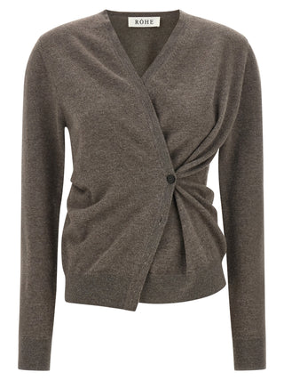 Rohe Brown Wool Cardigan