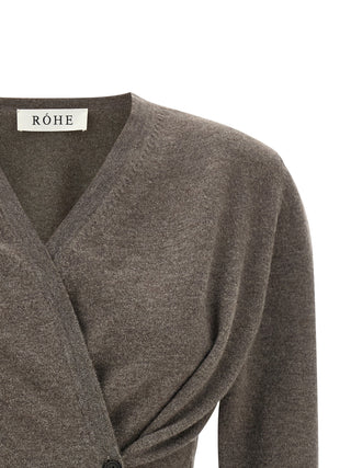 Rohe Brown Wool Cardigan