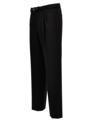 Prada Black Virgin Wool Dress Pants