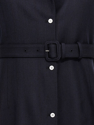 Prada Blue Virgin Wool Sleeveless Jacket