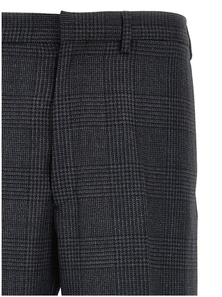 Prada Gray Virgin Wool Dress Pants