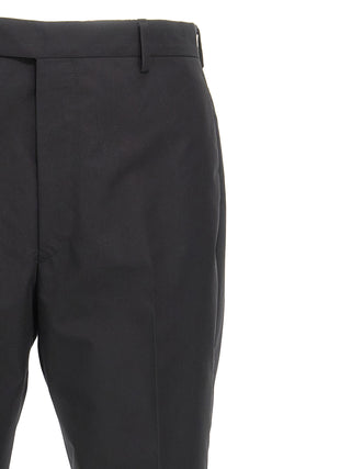 Prada Black Cotton Dress Pants