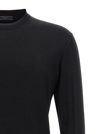 Prada Black Silk Cardigan