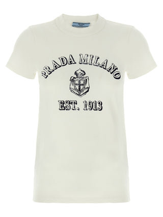 Prada White Cotton T-Shirt