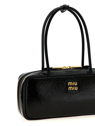 Miu Miu Black Lamb Leather Handbag