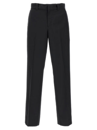 Prada Black Virgin Wool Casual Pants