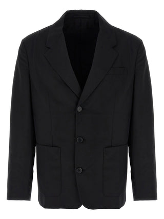 Prada Black Virgin Wool Blazer