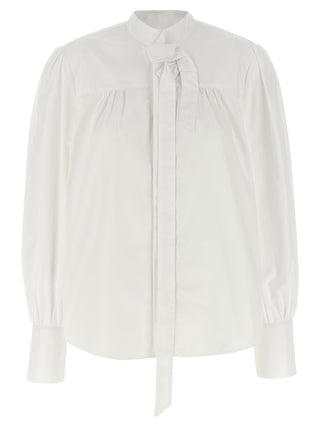 Prada White Cotton Blouse