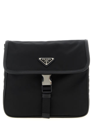 Prada Black Recycled Polyamide Crossbody Bag