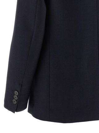 Prada Blue Virgin Wool Blazer