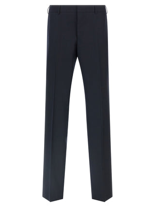 Prada Blue Virgin Wool Two-Piece Suit