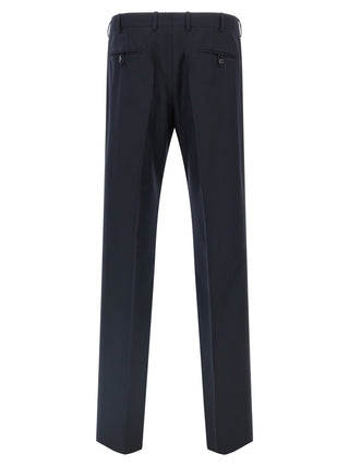 Prada Blue Virgin Wool Two-Piece Suit