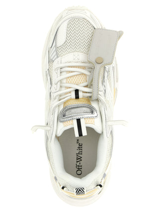 Off-White White Polyethylene Athletic Sneakers