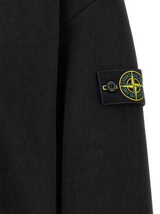 Stone Island Black Cotton Sweatshirt