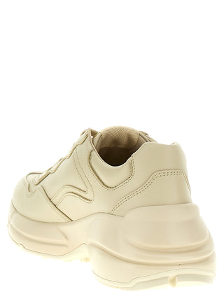 Gucci Rhyton Logo Print Leather Sneakers