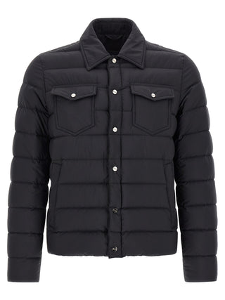 Herno La Denim Quilted Jacket