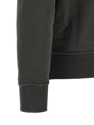 Stone Island Gray Cotton Sweatshirt