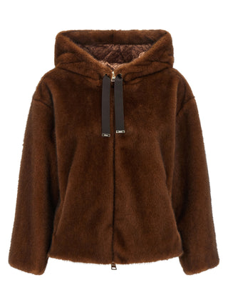 Herno Faux Fur Bomber Jacket