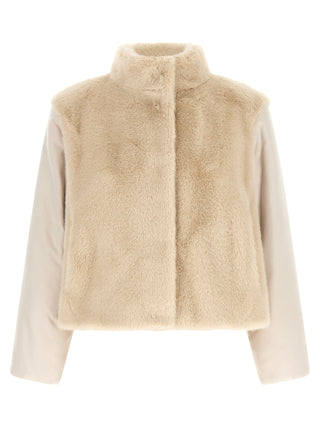 Herno Resort Faux Fur Long Jacket