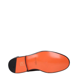 Santoni Suede Slip-On Loafers