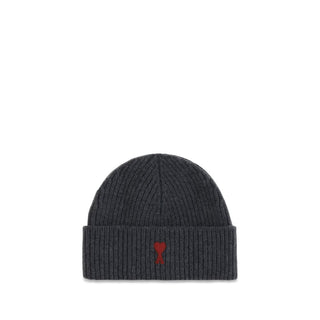 Ami Paris Quota Ami de Coeur Wool Beanie