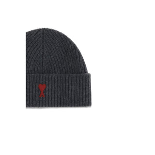 Ami Paris Quota Ami de Coeur Wool Beanie