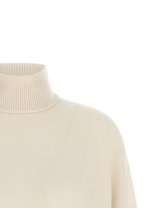 Brunello Cucinelli White Cashmere Cardigan