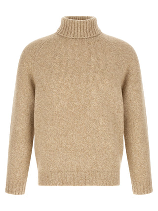 Brunello Cucinelli Beige Virgin Wool Cardigan