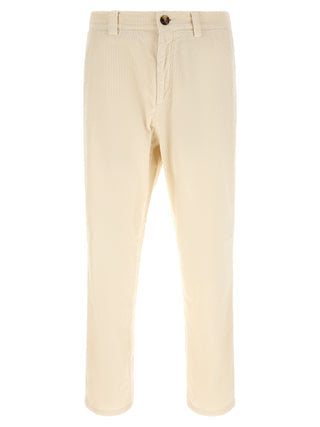 Brunello Cucinelli Beige Cotton Casual Pants