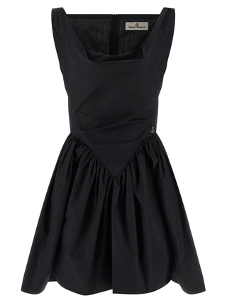 Vivienne Westwood Black Cotton Short Dress