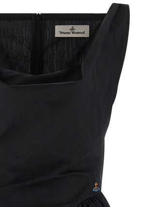 Vivienne Westwood Black Cotton Short Dress