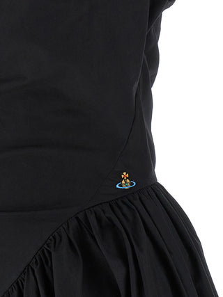 Vivienne Westwood Black Cotton Short Dress